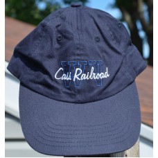 Unisex EMBROIDERED CASS RAILROAD WV Adjustable Navy Blue BALL CAP Hat Clean  eb-65161026